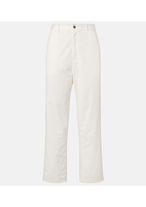 The Row Sharka cotton and cashmere wide-leg pants