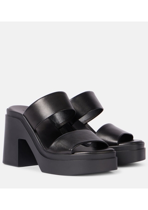 Clergerie Next 110 leather platform mules