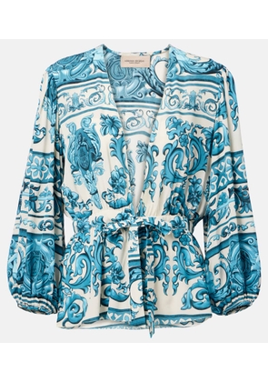 Adriana Degreas Printed blouse