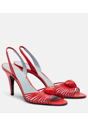 Valentino Garavani Royal 90 leather slingback sandals