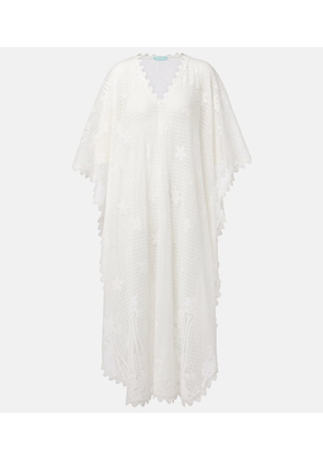 Melissa Odabash Josephine ruffled cotton-blend kaftan