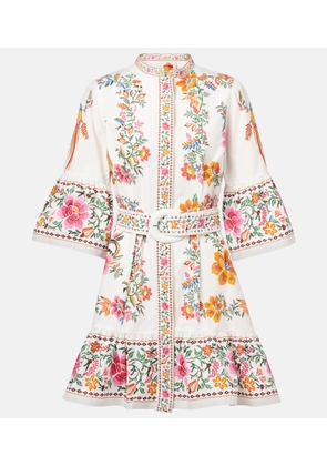 Farm Rio Floral cotton minidress