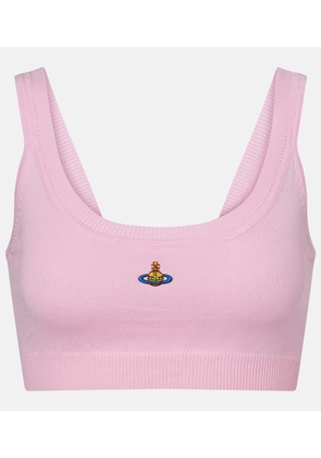 Vivienne Westwood Bea cotton and cashmere bra top
