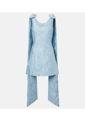 Markarian Lame brocade minidress