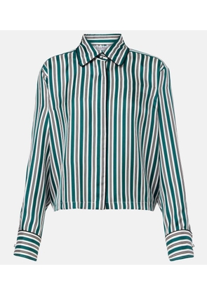 Max Mara Brama striped silk shirt