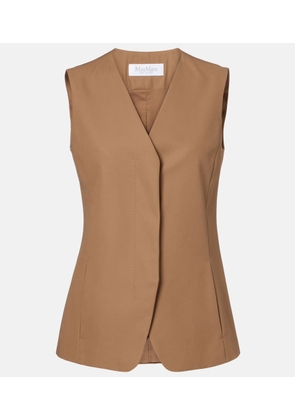 Max Mara Cotton twill vest
