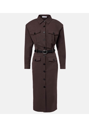 Self-Portrait Belted midi dress