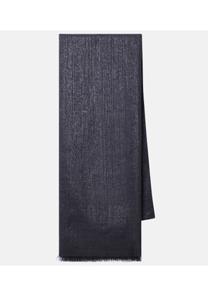 Brunello Cucinelli Cashmere and silk-blend scarf