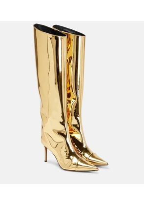 Alexandre Vauthier Alex 85 metallic knee-high boots