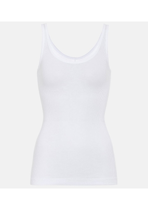 Vince Cotton-blend tank top