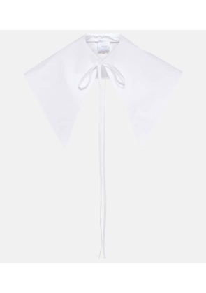 Patou Oversized self-tie cotton bib