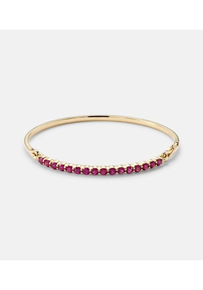 Melissa Kaye Lenox 18kt gold bracelet with sapphires