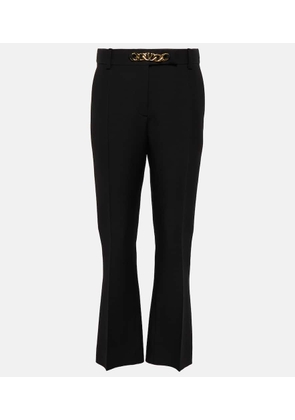 Valentino VLogo Chain wool and silk pants
