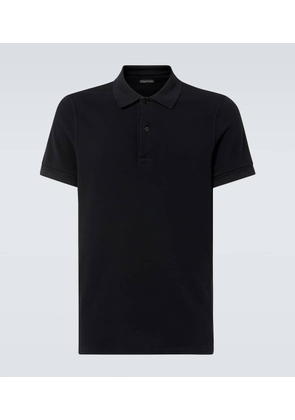Tom Ford Short-sleeved cotton polo shirt