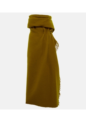 The Row Nimah wool and mohair maxi dress