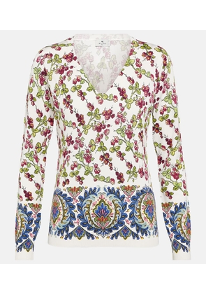 Etro Printed silk-blend sweaters