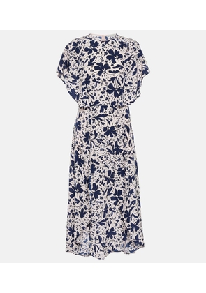 Stella McCartney Floral silk midi dress