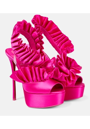 Christian Louboutin Froufrou Alta 150 satin sandals