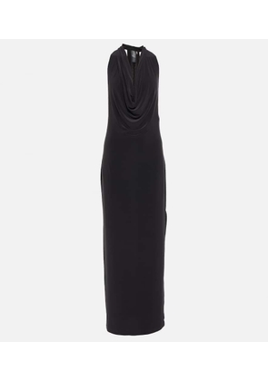 Norma Kamali Neeta jersey maxi dress