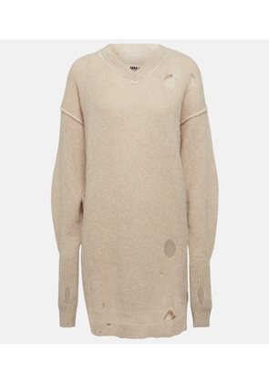 MM6 Maison Margiela Alpaca-blend minidress