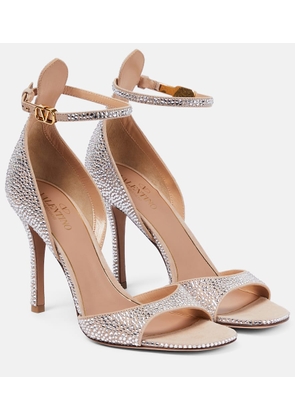 Valentino Garavani VLogo embellished leather sandals