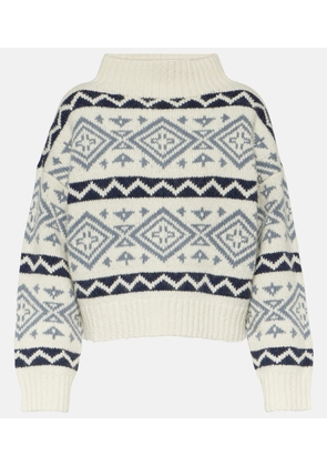 Polo Ralph Lauren Intarsia wool and cotton-blend sweater