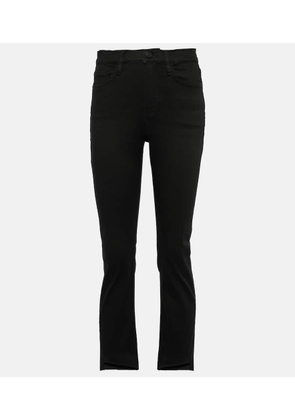 Frame Le High Straight cropped straight jeans