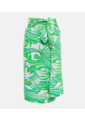 Melissa Odabash Pareo printed beach cover-up
