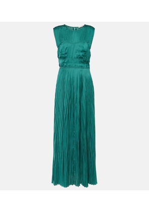 Ulla Johnson Delia pleated satin gown