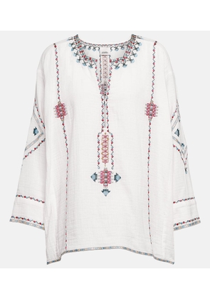 Isabel Marant Clarisa embroidered blouse