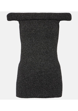 Toteme Knitted off-shoulder top