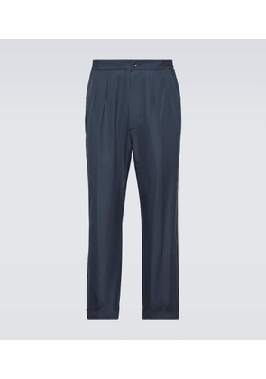 Tom Ford Cotton and silk straight pants