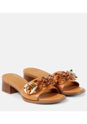 See By Chloe Embellished leather mules