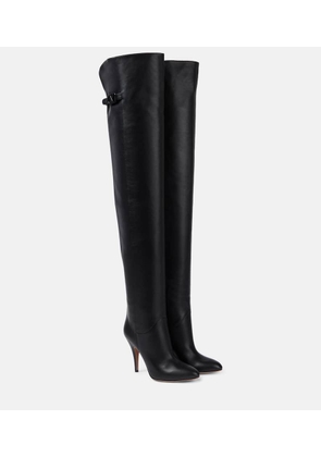 Valentino Garavani VLogo Signature leather over-the-knee boots