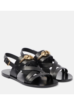 Valentino Garavani VLogo Signature leather sandals