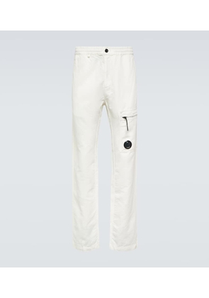 C.P. Company Cotton and linen straight pants