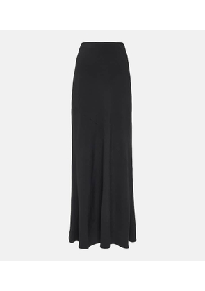 Ami Paris Crepe maxi skirt
