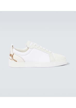 Christian Louboutin Fun Louis Junior leather sneakers