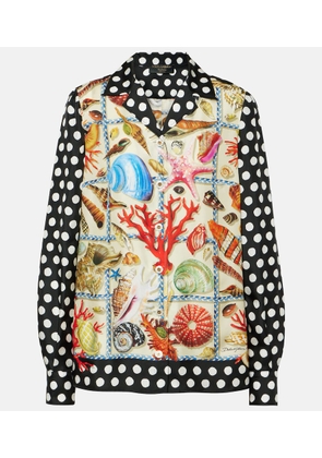 Dolce&Gabbana Capri printed silk shirt