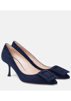 Roger Vivier Viv in the City 65 suede pumps