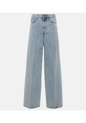 Toteme High-rise wide-leg jeans
