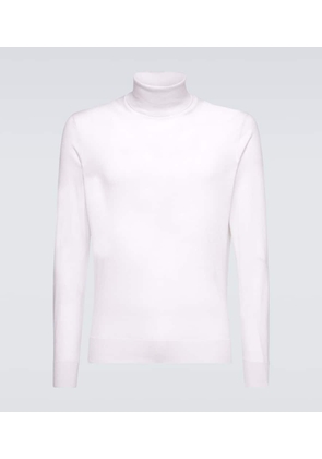 Zegna Cashseta cashmere and silk turtleneck top