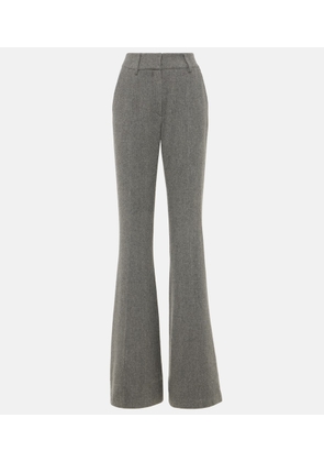 Gabriela Hearst Rhein high-rise wool and cashmere flared pants