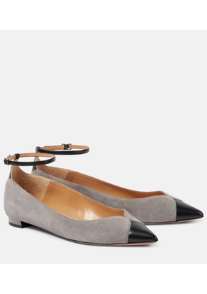 Aquazzura Pinot suede ballet flats