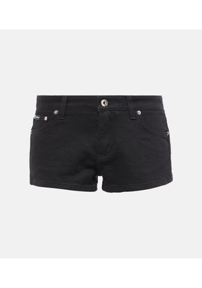 Dolce&Gabbana Low-rise denim shorts