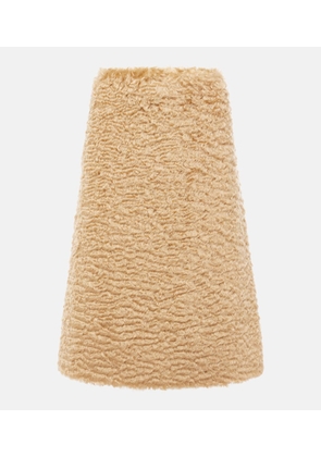 Jil Sander Mohair and cotton skirt