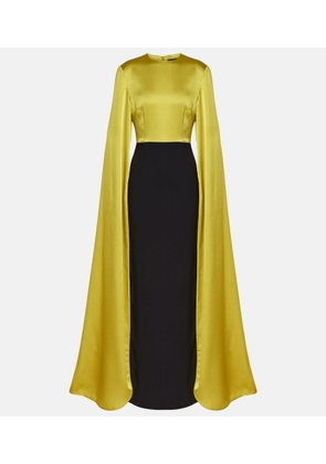 Solace London Adley crepe gown