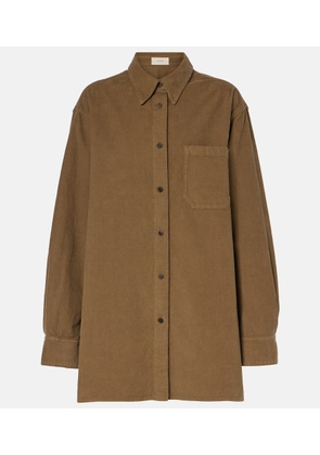The Row Idro cotton corduroy shirt