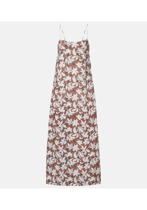 Faithfull Alskar floral cotton maxi dress