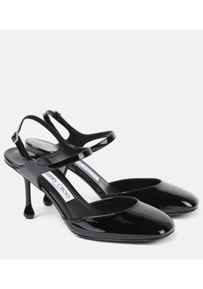 Jimmy Choo Pixie 80 patent leather slingback pumps